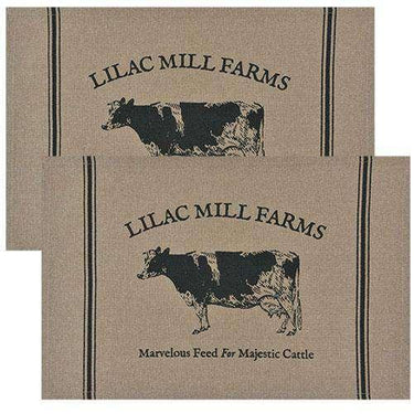 *2/Set Majestic Cattle Placemats 12x18 - The Fox Decor